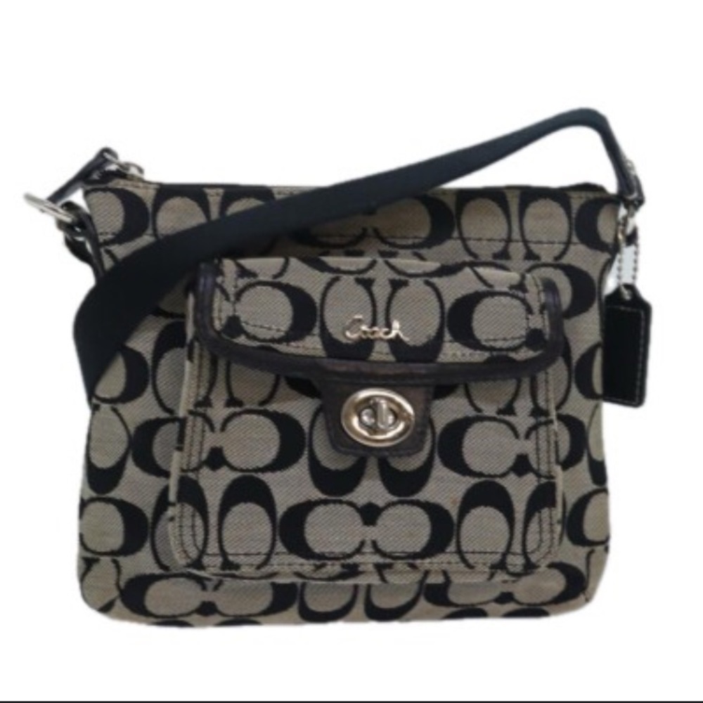 COACH Y2K Vintage Signature Monogram Crossbody